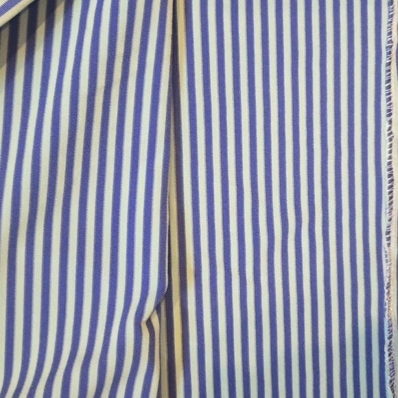 New Vineyard Vines UPF Striped Crystal Blue Margo Shirt Dress - Picture 5 of 11